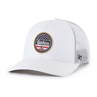 Men's '47 White New York Yankees Homage Adjustable Trucker Hat