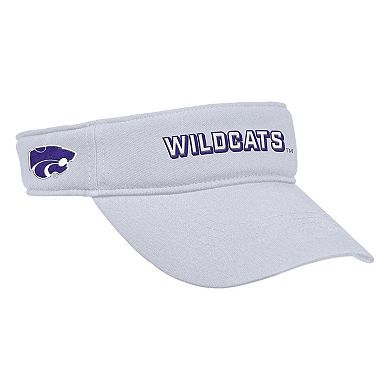 Men's Nike White Kansas State Wildcats 2025 On-Field Ace Performance Adjustable Visor