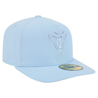 Men's New Era Light Blue Arizona Diamondbacks Color Pack A-Frame 59FIFTY Fitted Hat