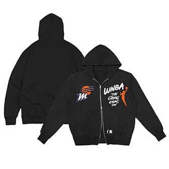 Unisex round21 Black Phoenix Mercury Double-Zip Hoodie