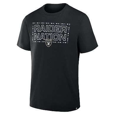 Men's Fanatics Black Las Vegas Raiders Hometown True Favorite T-Shirt