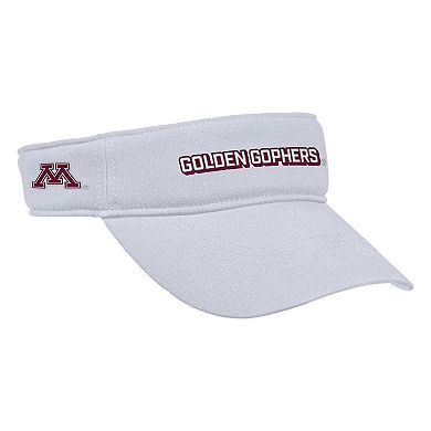 Men's Nike White Minnesota Golden Gophers 2025 On-Field Ace Performance Adjustable Visor