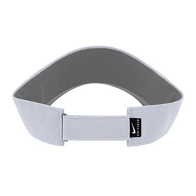 Men's Nike White Minnesota Golden Gophers 2025 On-Field Ace Performance Adjustable Visor