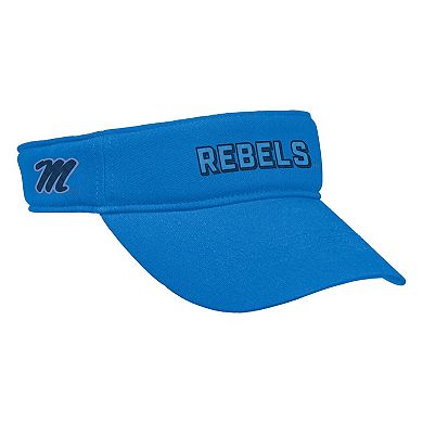 Men's Nike Powder Blue Ole Miss Rebels 2025 On-Field Ace Performance Adjustable Visor