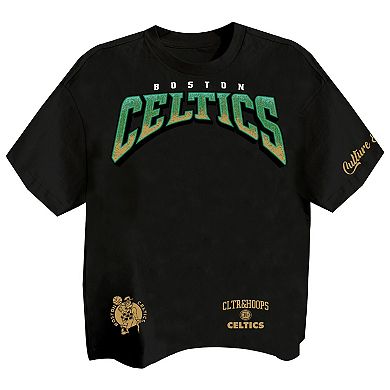 Men's Two Hype Black Boston Celtics Drip & Dime Collection Premium T-Shirt