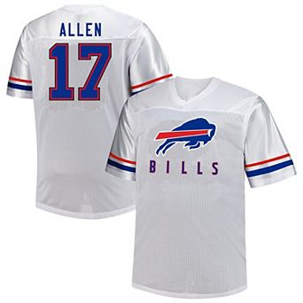 Men's Fanatics Josh Allen White Buffalo Bills Big & Tall V-Neck Fashion Jersey