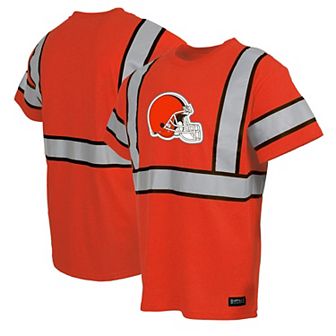 Men's Orange Cleveland Browns Safety Heavyweight T-Shirt