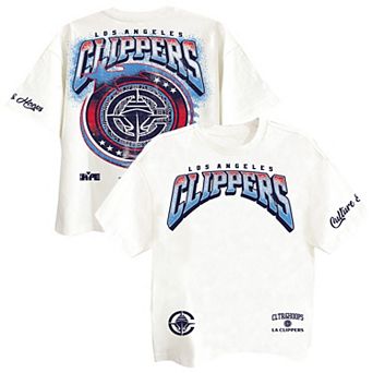 Men's Two Hype White LA Clippers Drip & Dime Collection Premium T-Shirt