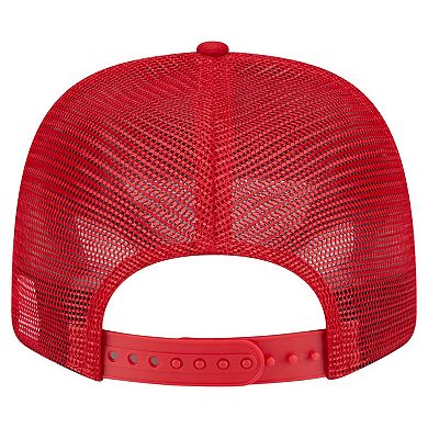 Men's New Era Red Washington Nationals Flag 9SEVENTY Stretch-Snap Hat
