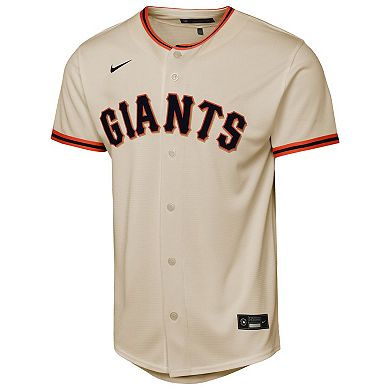 Youth Nike Cream San Francisco Giants Home Replica Jersey