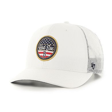 Men's '47 White Boston Red Sox Homage Adjustable Trucker Hat