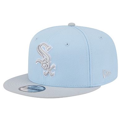 Men's New Era Light Blue/Gray Chicago White Sox 2-Tone Color Pack 9FIFTY Snapback Hat