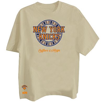 Men's Two Hype Khaki New York Knicks Worldwide Collection Premium T-Shirt