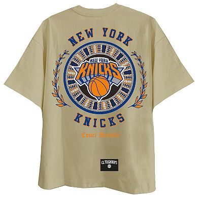 Men's Two Hype Khaki New York Knicks Worldwide Collection Premium T-Shirt