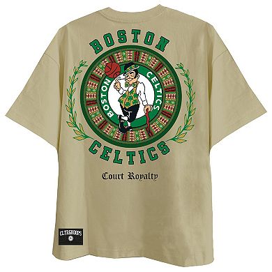 Men's Two Hype Khaki Boston Celtics Worldwide Collection Premium T-Shirt