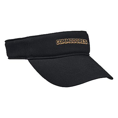 Men's Nike Black Vanderbilt Commodores 2025 On-Field Ace Performance Adjustable Visor