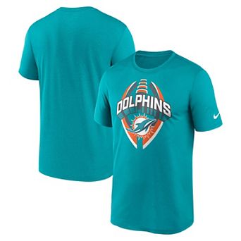 Men's Nike Aqua Miami Dolphins Big & Tall Primetime Legend Icon Performance T-Shirt