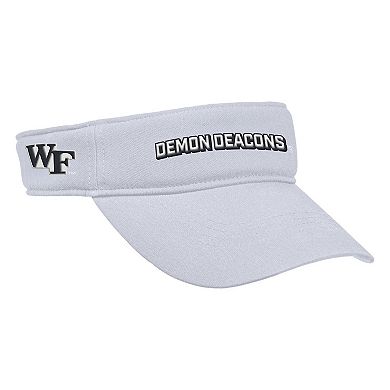 Men's Nike White Wake Forest Demon Deacons 2025 On-Field Ace Performance Adjustable Visor