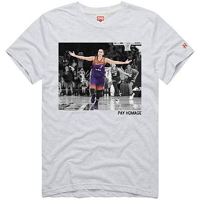 Unisex Homage Diana Taurasi Ash Phoenix Mercury Pay T-Shirt
