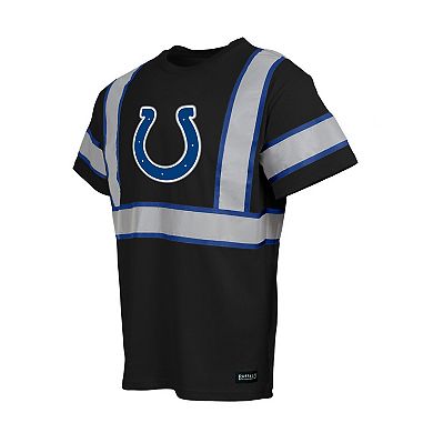 Men's Black Indianapolis Colts Safety Heavyweight T-Shirt