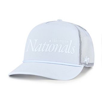 Men's '47 Light Blue Washington Nationals Foundation Script Hitch Adjustable Trucker Hat