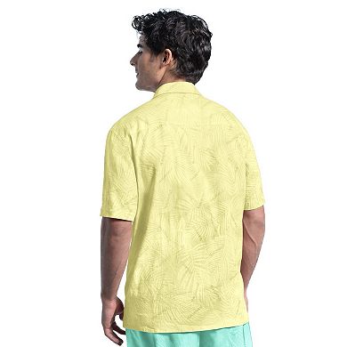 Men's Margaritaville Yellow San Diego Padres Linen Button-Up Party Shirt