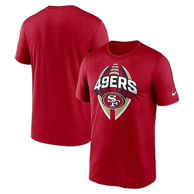 Men's Nike Scarlet San Francisco 49ers Big & Tall Primetime Legend Icon Performance T-Shirt