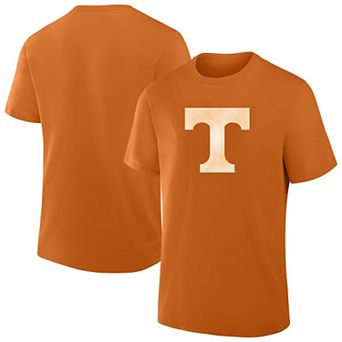 Men's Fanatics Tennessee Orange Tennessee Volunteers Big & Tall Distressed Vintage Logo T-Shirt
