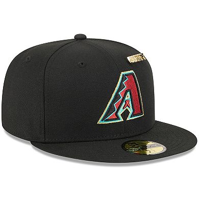 Men's New Era Black Arizona Diamondbacks 2025 59FIFTY Day 59FIFTY Fitted Hat with Pins