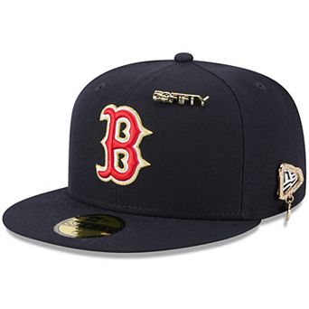 Men's New Era Navy Boston Red Sox 2025 59FIFTY Day 59FIFTY Fitted Hat with Pins