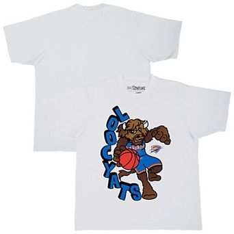 Men's Stadium Essentials White Oklahoma City Thunder NBA x Staycool Mascot Oversized T-Shirt