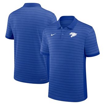 Men's Nike Royal Kentucky Wildcats 2025 Early Season Coaches Sideline Victory Stripe Performance Polo
