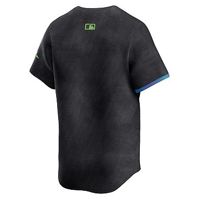 Men's Nike Black Tampa Bay Rays City Connect Limited Jersey