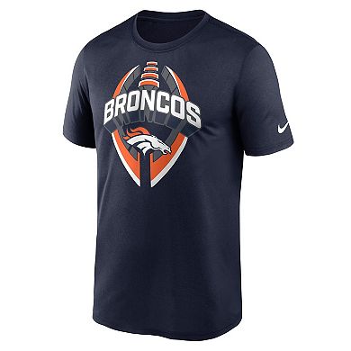 Men's Nike Navy Denver Broncos Big & Tall Primetime Legend Icon Performance T-Shirt