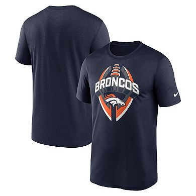 Men's Nike Navy Denver Broncos Big & Tall Primetime Legend Icon Performance T-Shirt