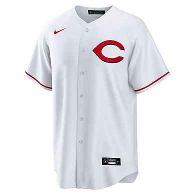 Men's Nike Elly De La Cruz White Cincinnati Reds Alternate 2 Replica Jersey