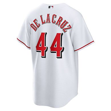 Men's Nike Elly De La Cruz White Cincinnati Reds Alternate 2 Replica Jersey
