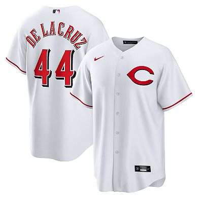 Men's Nike Elly De La Cruz White Cincinnati Reds Alternate 2 Replica Jersey