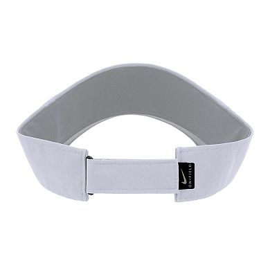 Men's Nike White Team USA Ace Performance Adjustable Visor