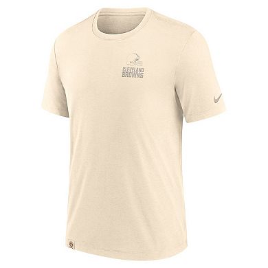 Men's Nike Cream Cleveland Browns Glory Tri-Blend T-Shirt