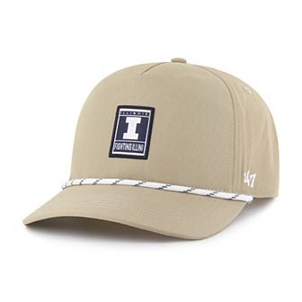 Men's '47 Khaki Illinois Fighting Illini Cozumel Hitch Adjustable Hat