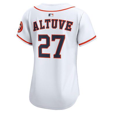 Women's Nike Jose Altuve White Houston Astros Home Limited Player Jersey