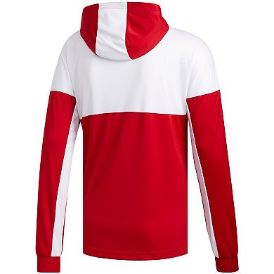Men's adidas Red Louisville Cardinals Legend Shooter Pullover Hoodie