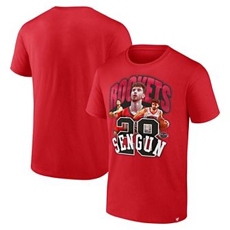 Men's Fanatics Alperen Sengun Red Houston Rockets Notorious 4.0 T-Shirt