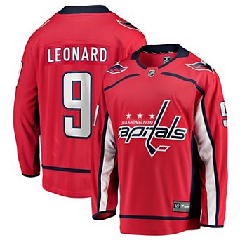 Men's Fanatics Ryan Leonard Red Washington Capitals Home Breakaway Jersey