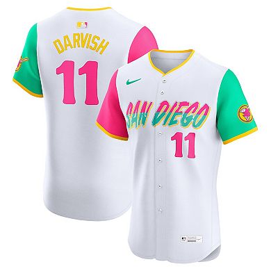 Men's Nike Yu Darvish White San Diego Padres City Connect Elite Player Jersey
