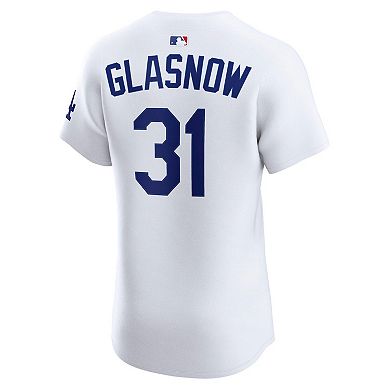 Men's Nike Tyler Glasnow White Los Angeles Dodgers Home Elite Jersey