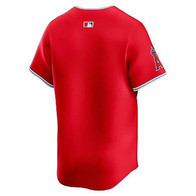 Men's Nike Red Los Angeles Angels Alternate Limited Jersey