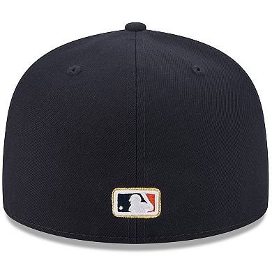Men's New Era Navy Houston Astros 2025 59FIFTY Day 59FIFTY Fitted Hat with Pins