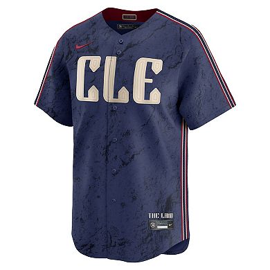 Men's Nike Navy Cleveland Guardians City Connect Limited Jersey